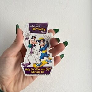 Vintage Walt Disney An Extremely Goofy Movie DVD Promo Movie Button Brooch Pin